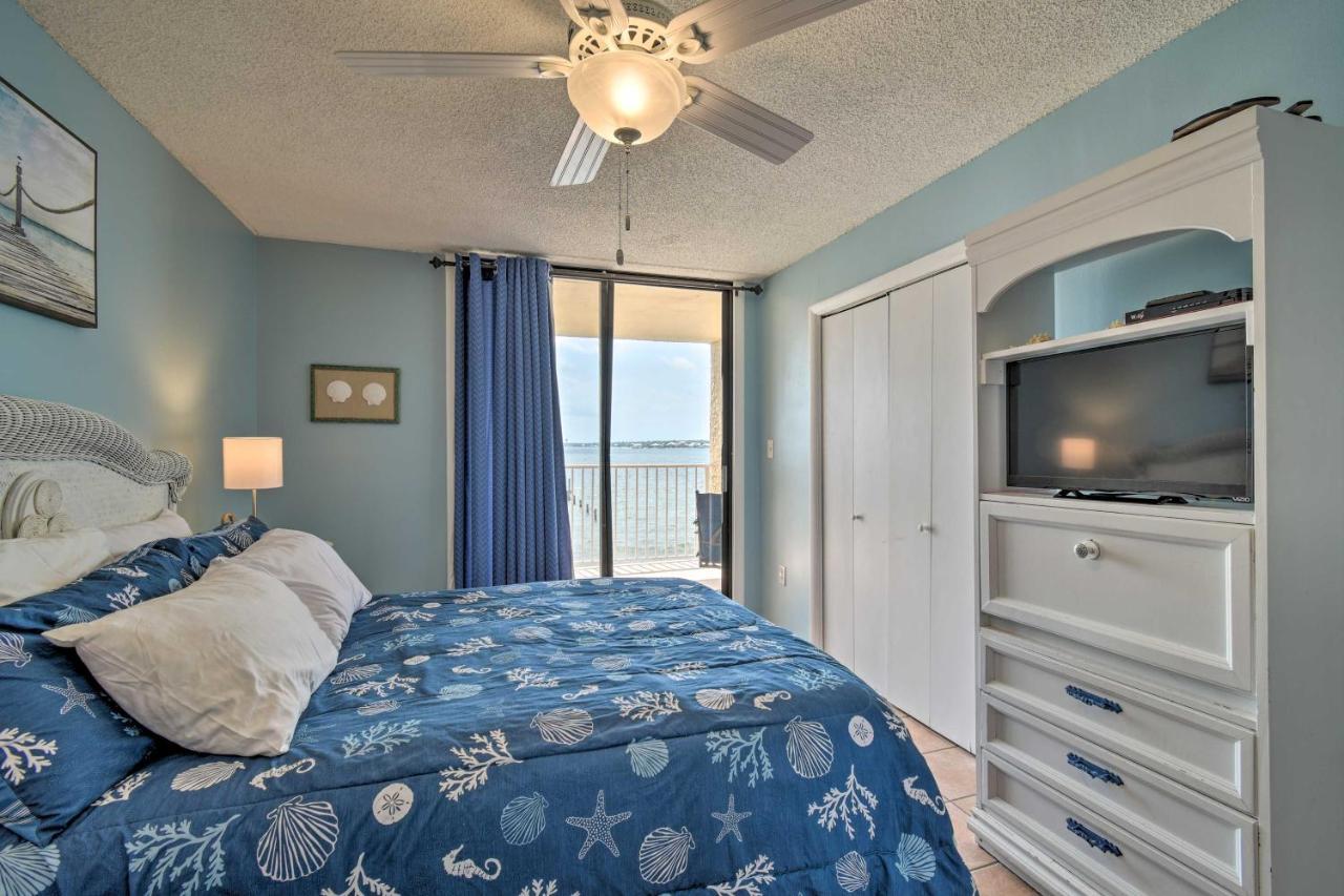 Waterfront Gulf Shores Condo With Patio, Pier And Pool Exterior photo