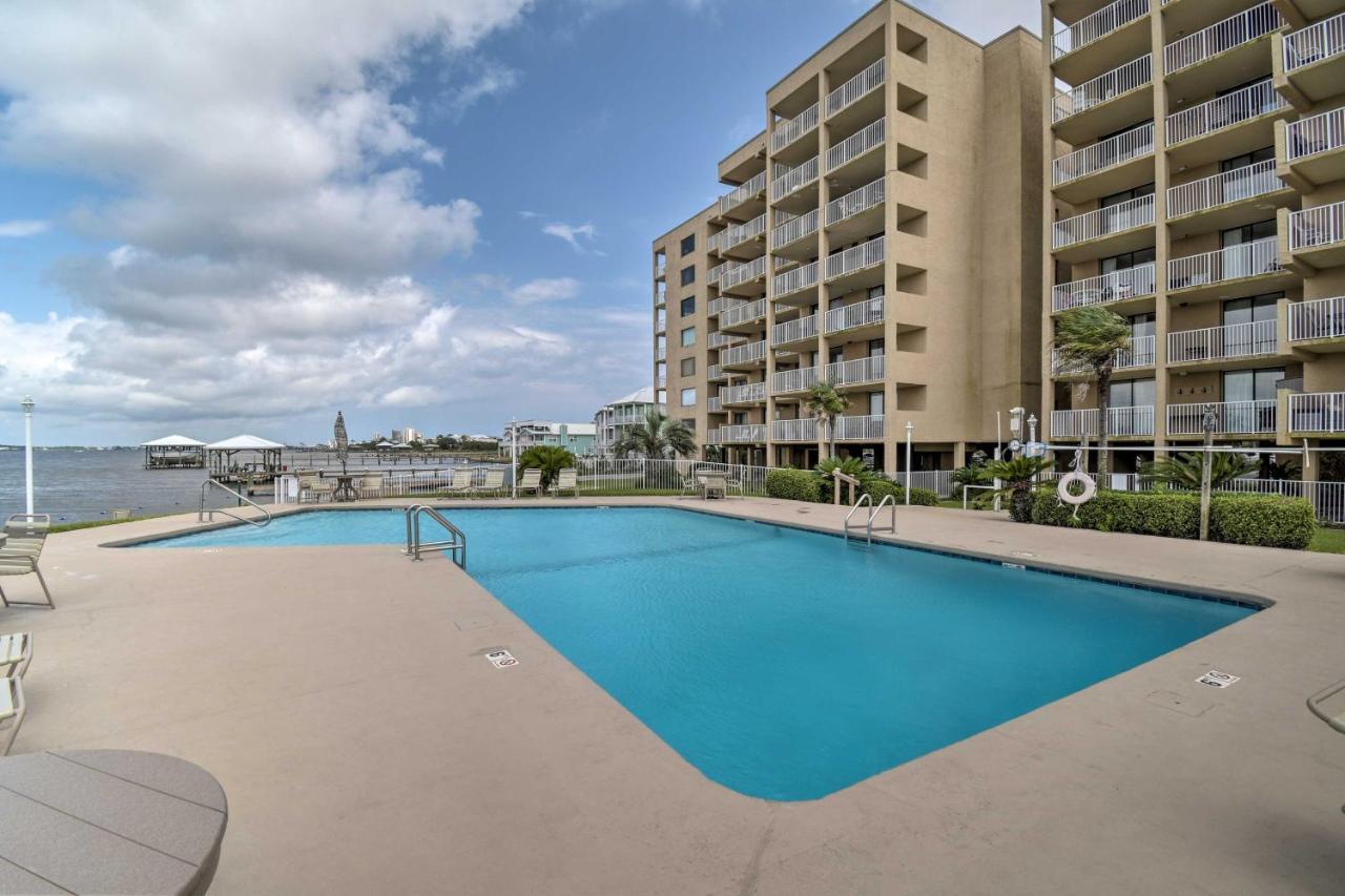 Waterfront Gulf Shores Condo With Patio, Pier And Pool Exterior photo
